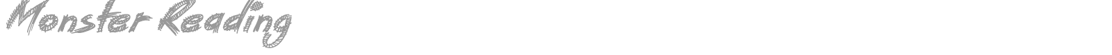 Monster Reading font preview